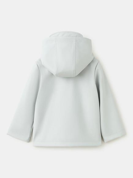 Mango Kids' Hooded Parka Coat, Ice - view 2, Ice