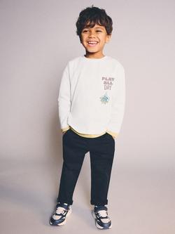 Mango Kids' Buzz LIghtyear Cotton T-Shirt, Off White, Off White