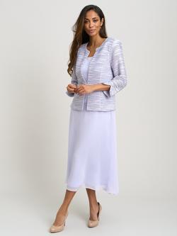 Gina Bacconi Page Jacket & Dress Set, Lilac