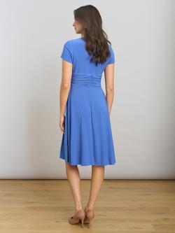 Gina Bacconi Deborah Diamante Trim Jersey Dress, Perri - view 2, Perri