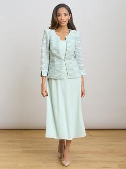 Gina Bacconi Page Jacket & Dress Set, Sage