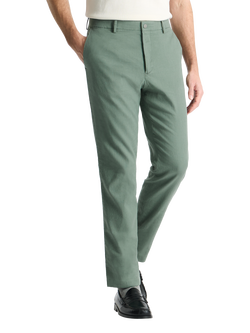 SPOKE Linen Blend Sharps Narrow Thigh Slim Chinos, Highland