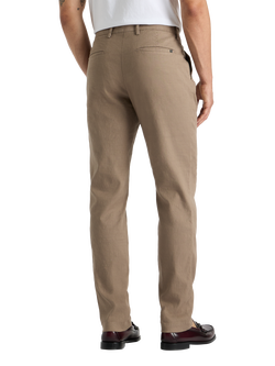 SPOKE Linen Sharps Wide Thigh Slim Chinos - view 2, Hopsack