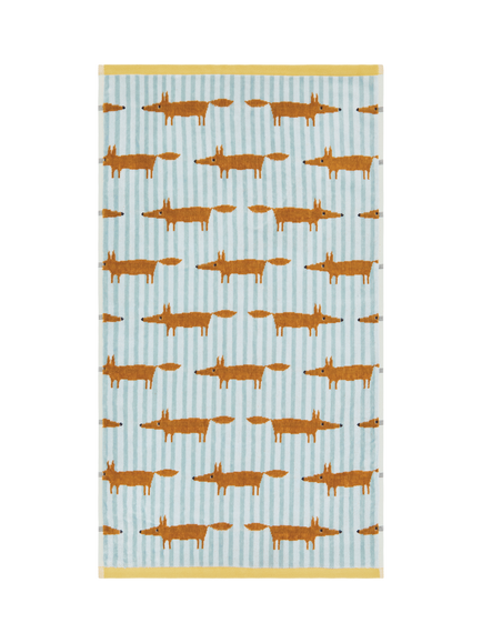 Scion Mr Fox Towels, Coast Blue, Coast Blue