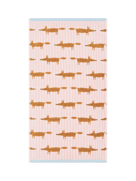 Scion Mr Fox Towels, Blush Pink, Blush Pink