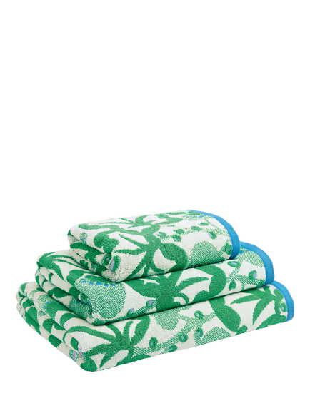 Scion Poppy Pod Towels, Evergreen - view 2, Evergreen