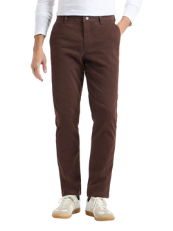 SPOKE Heroes Wide Thigh Slim Fit Chinos, Walnut