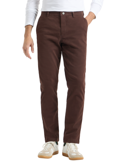 SPOKE Heroes Wide Thigh Slim Fit Chinos, Walnut