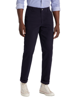 SPOKE Heroes Regular Thigh Slim Chinos, Dark Navy - view 2, Dark Navy