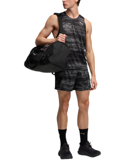 PUMA Run Velocity Printed 5" Running Shorts, Puma Black - view 2, Puma Black