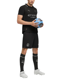 PUMA Manchester City 25/26 Authentic Away Jersey Top, Puma Black - view 2, Puma Black