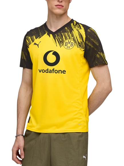 PUMA Borussia Dortmund 25/26 Home Jersey Top, Faster Yellow/Black, Faster Yellow/Black