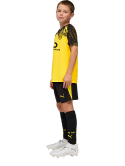 PUMA Kids' Borussia Dortmund 25/26 Shorts, Black/Faster Yellow - view 2, Black/Faster Yellow
