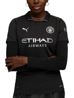 PUMA Manchester City 25/26 Away Jersey Top, Puma Black, Puma Black