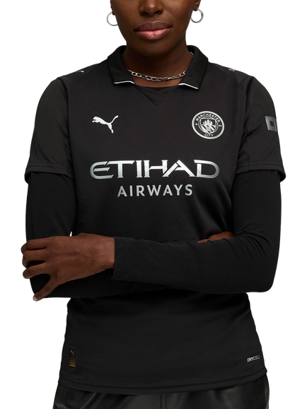 PUMA Manchester City 25/26 Away Jersey Top, Puma Black, Puma Black