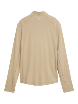 PUMA YOU-V Quarter Zip Golf Top - view 2, Ice Coffee