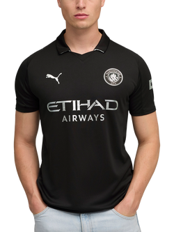 PUMA Manchester City 25/26 Away Jersey Top, Puma Black, Puma Black