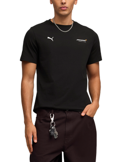 PUMA McLaren Racing Graphic Back T-Shirt, Puma Black, Puma Black