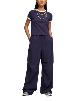 PUMA T7 Slim Fit T-Shirt - view 2, Deep Plum