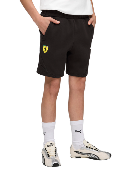 PUMA Kids' Ferrari Shorts, Puma Black, Puma Black