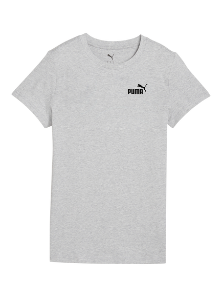 PUMA Essential No. 1 Logo T-Shirt, Light Gray Heather