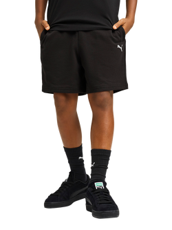 PUMA Kids' Wardrobe Essentials Relaxed Shorts, Puma Black, Puma Black