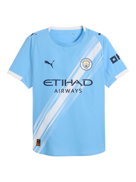 PUMA Men's Slim Fit Manchester City 25/26 Home Jersey Top, Light Blue/White - view 2, Light Blue/White