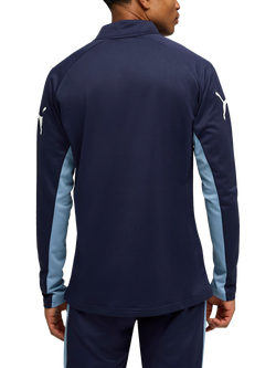 PUMA IndividualLIGA Quarter Zip Top - view 2, Navy/White/Zen Blue