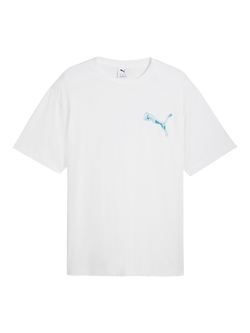 PUMA X-Ray Graphic Logo T-Shirt, Puma White