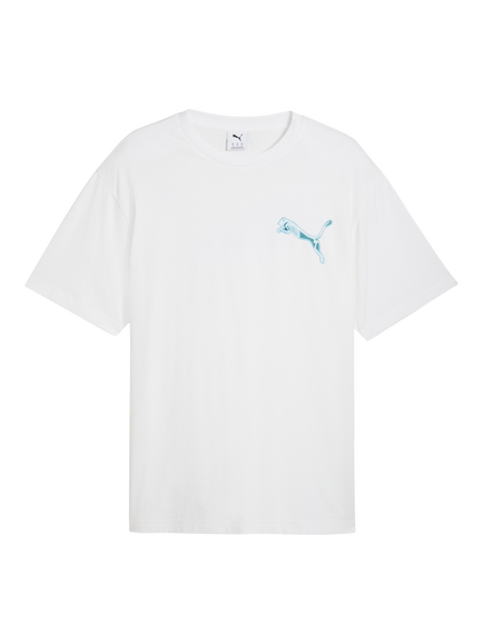PUMA X-Ray Graphic Logo T-Shirt, Puma White