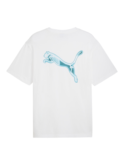 PUMA X-Ray Graphic Logo T-Shirt - view 2, Puma White