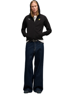 PUMA Scuderia Ferrari Sweat Jacket, Puma Black - view 2, Puma Black