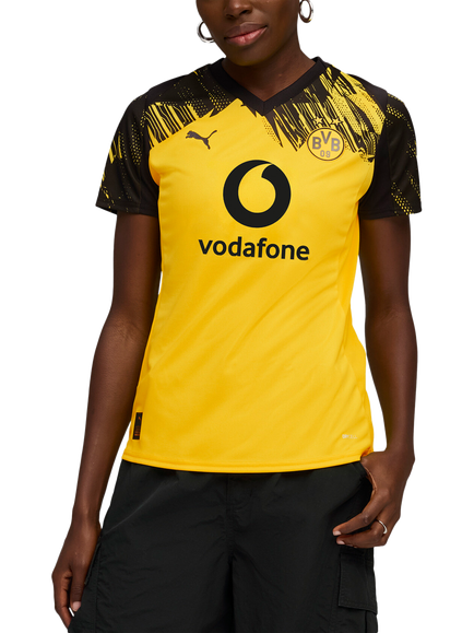 PUMA Borussia Dortmund 25/26 Home Jersey Top, Faster Yellow/Black, Faster Yellow/Black