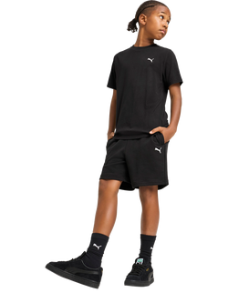 PUMA Kids' Wardrobe Essentials Logo T-Shirt, Puma Black - view 2, Puma Black