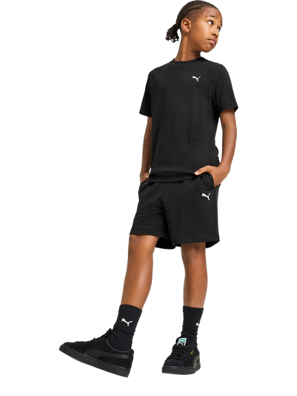 PUMA Kids' Wardrobe Essentials Logo T-Shirt, Puma Black - view 2, Puma Black