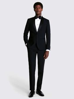 Moss Slim Fit Shawl Lapel Tuxedo Jacket, Black - view 2, Black
