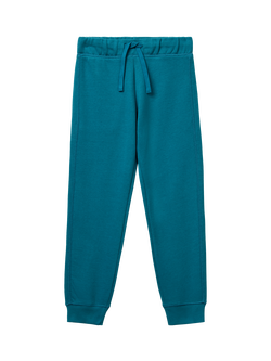 Benetton Kids' Fleece Joggers, Blue, Blue