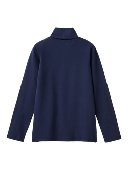 Benetton Kids' Long Sleeve Top, Navy - view 2, Navy