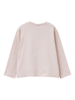 Benetton Kids' Long Sleeve Bluey Print T-Shirt, Pink/Multi - view 2, Pink/Multi