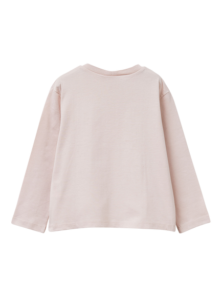Benetton Kids' Long Sleeve Bluey Print T-Shirt, Pink/Multi - view 2, Pink/Multi