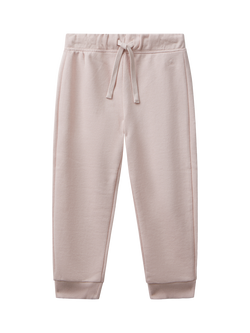 Benetton Kids' Cotton Joggers, Pink, Pink