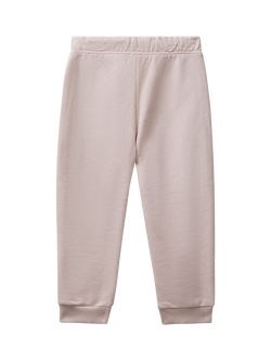 Benetton Kids' Cotton Joggers, Pink - view 2, Pink