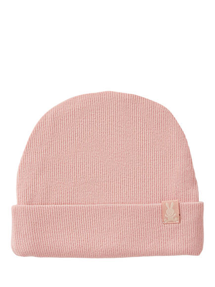 Benetton Kids' Ribbed Beanie Hat, Pink, Pink