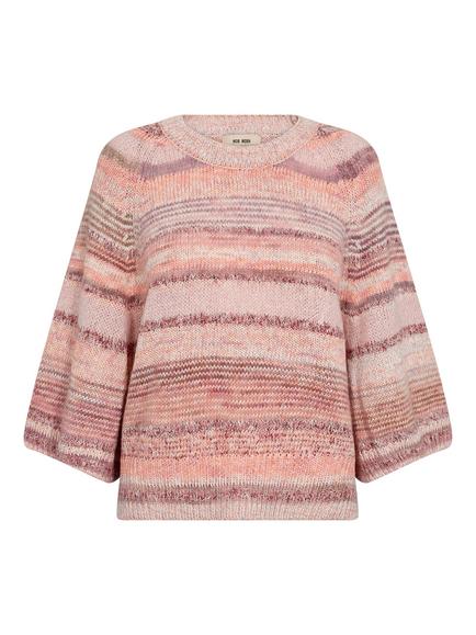 MOS MOSH Edele Ombre Stripe Jumper, Peachy, Peachy