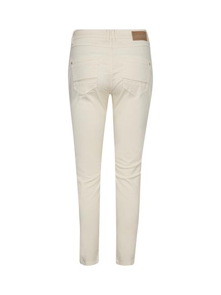 MOS MOSH Naomi Garment Dyed Tapered Trousers, Ecru - view 2, Ecru