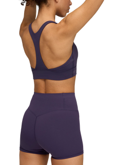 PUMA x HYROX Halterneck Sports Bra, Deep Plum - view 2, Deep Plum