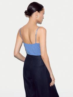 Jigsaw Lace Trim Camisole - view 2, Cornflower