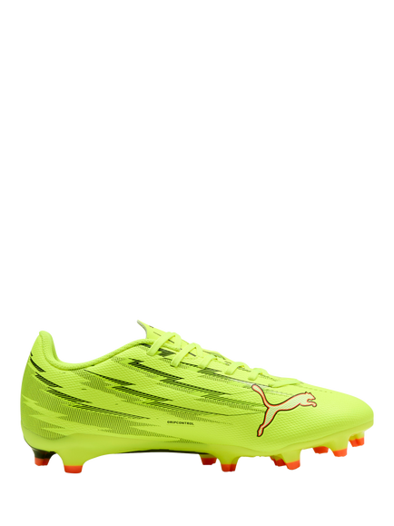 PUMA Women's ULTRA 6 Firm Ground Football Boots, Yellow/Black/Red, Yellow/Black/Red