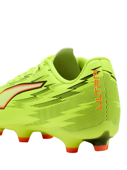 PUMA Women's ULTRA 6 Firm Ground Football Boots, Yellow/Black/Red - view 2, Yellow/Black/Red
