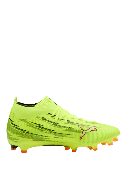 PUMA Women's ULTRA 6 Firm Ground Football Boots, Yellow/Black/Red
